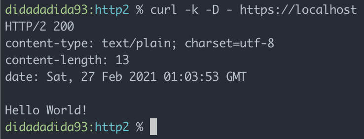 http/2 response