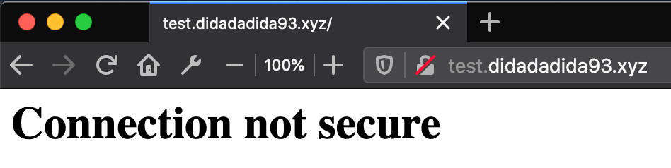 not secure